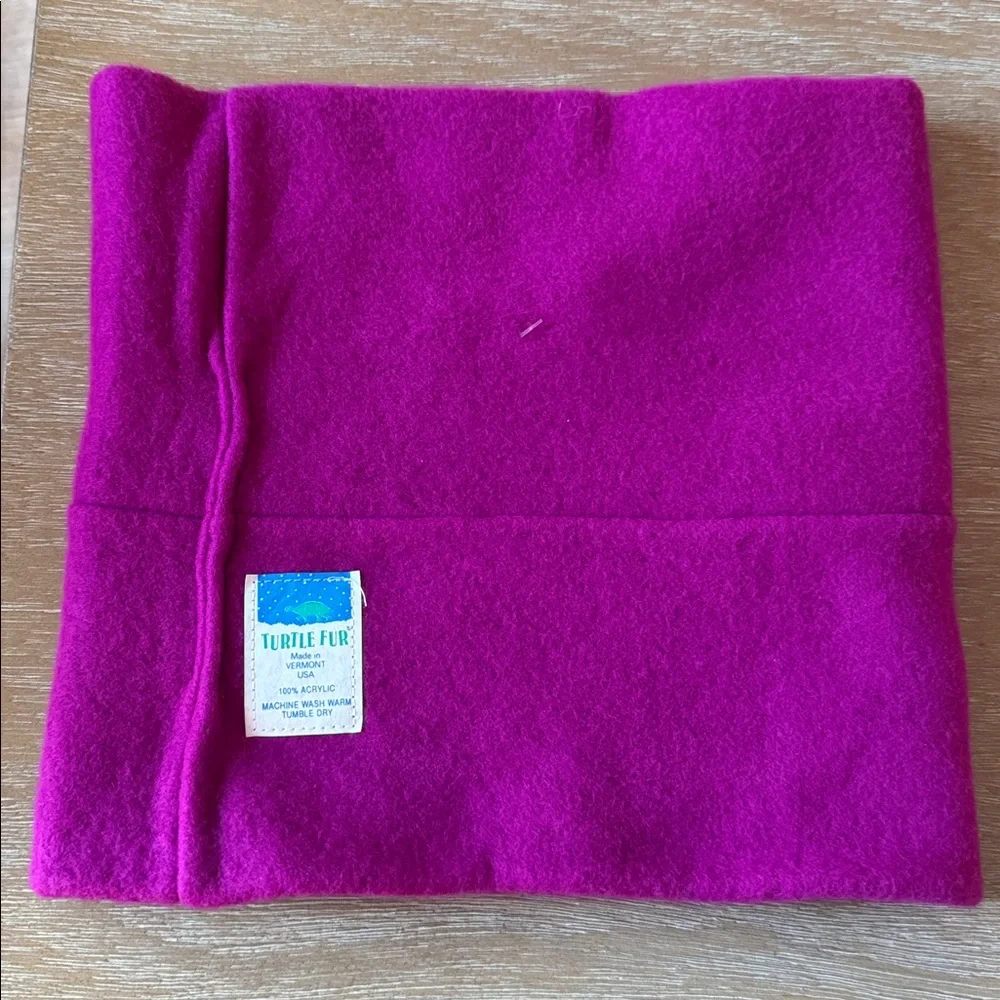 Turtle Fur Fuschia Pink Neck Gator Made in Vermont!